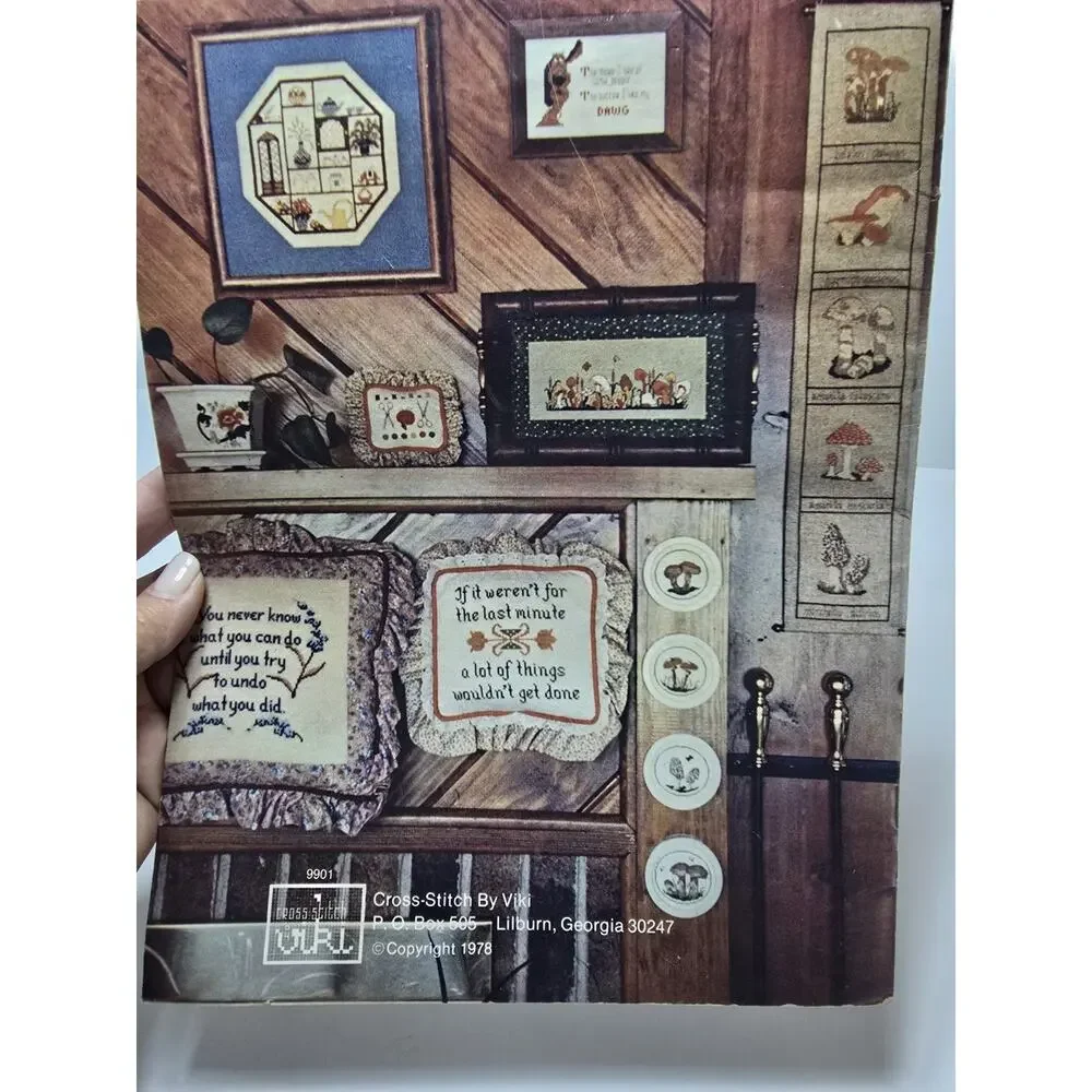 Mushrooms and More Cross Stitch Pattern by Vicki Book One